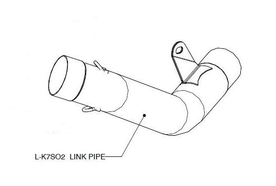 Akrapovic Mid, Link & Y Pipe - Silver - Mid Pipe - L-B10R1