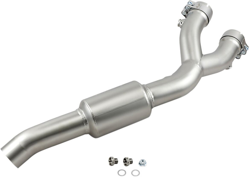 LEOVINCE Cat Eliminator Link Pipe - Yamaha - Silver - Cat Eliminator,  Exhaust - 8082