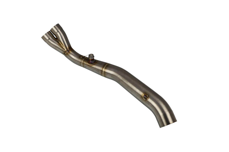 Akrapovic Mid, Link & Y Pipe - Silver - Mid Pipe,  Y-Pipe - L-S10R9
