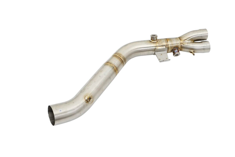 Akrapovic Mid, Link & Y Pipe - Silver - Collector,  Mid Pipe