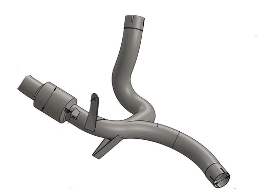 LEOVINCE Mid, Link & Y Pipe - Stainless Steel - Cat Eliminator,  Mid Pipe