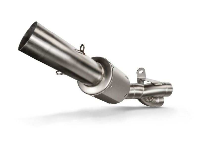 Akrapovic Mid, Link & Y Pipe - Silver - Collector,  Link Pipe - L-K10E9/TD