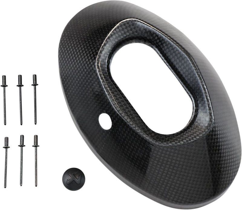Akrapovic End Cap - Black - Muffler End Cap - V-EC17