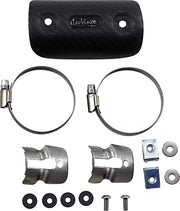 LEOVINCE Universal Clamp-On Heat Shield - Black
