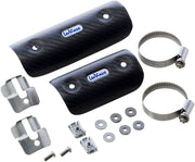 LEOVINCE Universal Clamp-On Heat Shield - Black