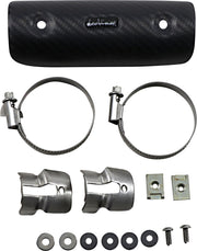LEOVINCE Universal Clamp-On Heat Shield - Black