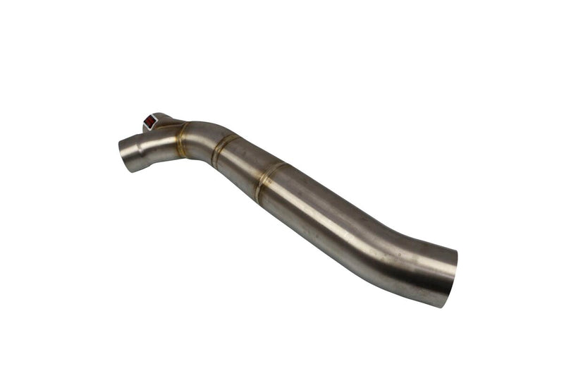 Akrapovic Mid, Link & Y Pipe - Silver - Mid Pipe - L-B10R2