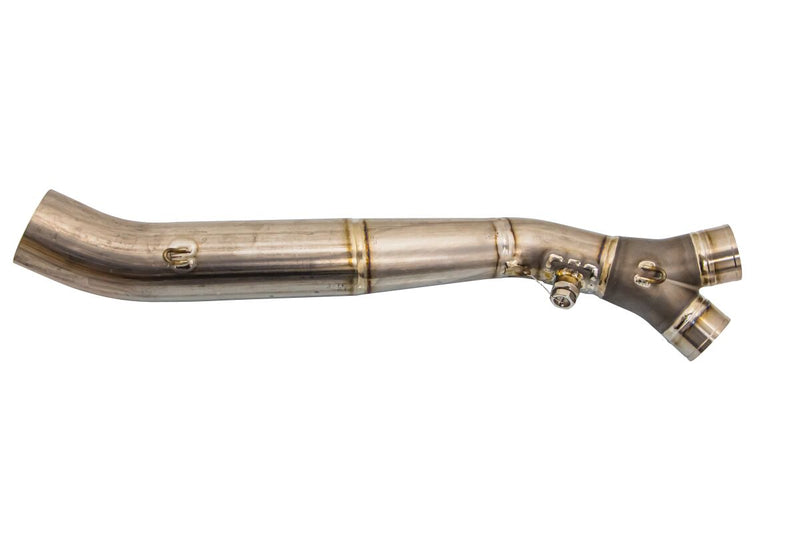 Akrapovic Mid, Link & Y Pipe - Silver - Mid Pipe,  Y-Pipe - L-B10E3