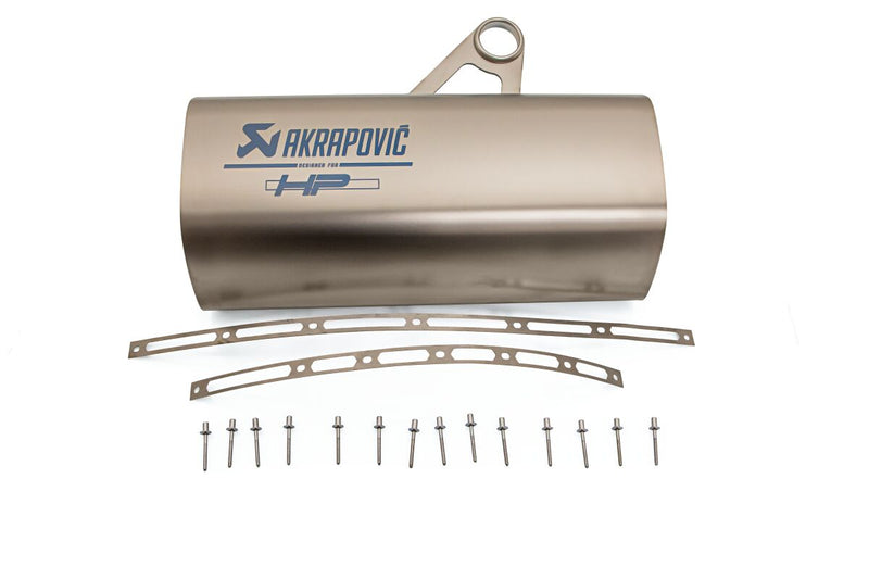 Akrapovic Muffler Sleeve Kit - Akrapovic Replacement Part - Silver - P-RKS484BO380B