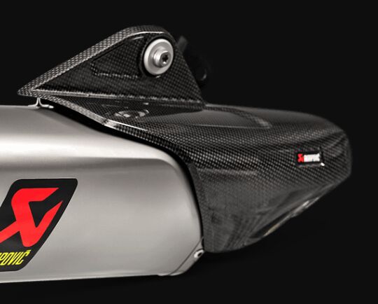 Akrapovic Heat Shield - Akrapovic Replacement Part - Black - P-HSY10SO5