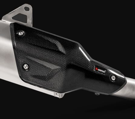 Akrapovic Heat Shield - Akrapovic Replacement Part - Black - P-HSK10SO3/1