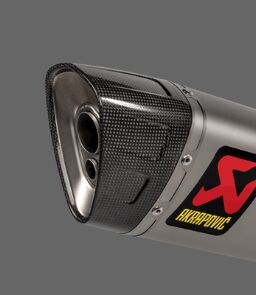 Akrapovic End Cap - Black - Muffler End Cap - V-EC350
