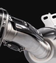 Akrapovic Heat Shield - Akrapovic Replacement Part - Black - P-HSA6R1
