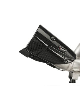 Akrapovic Heat Shield - Akrapovic Replacement Part - Black - P-HSD12SO4