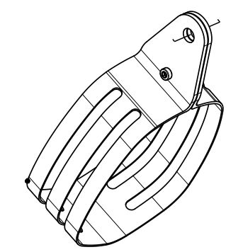 Akrapovic Muffler Clamp - Black - P-MCTW9