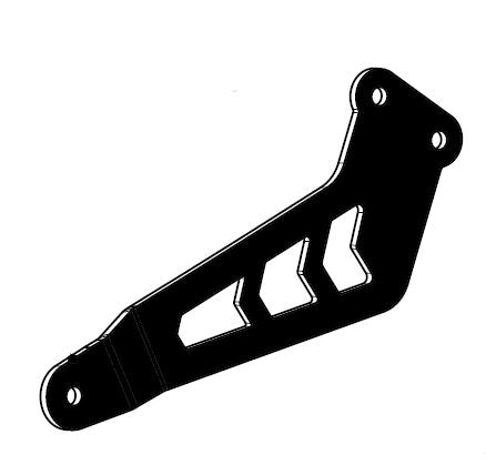 Akrapovic Muffler Bracket - Black - P-X262