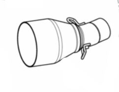 Akrapovic Mid, Link & Y Pipe - Silver - Mid Pipe - L-VE3SO3SS