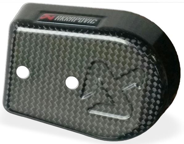 Akrapovic Exup Valve Cover - Akrapovic Replacement Part - Black - Pipe Guard