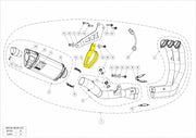 Akrapovic Muffler Clamp - Black - P-MCCAP15