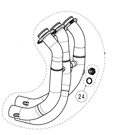 Akrapovic Headpipes - Akrapovic Replacement - Stainless Steel - Head Pipe - H-Y9R5