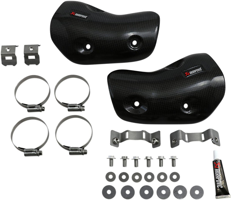Akrapovic Heat Shield - Akrapovic Replacement Part - Black - P-HSK10R5