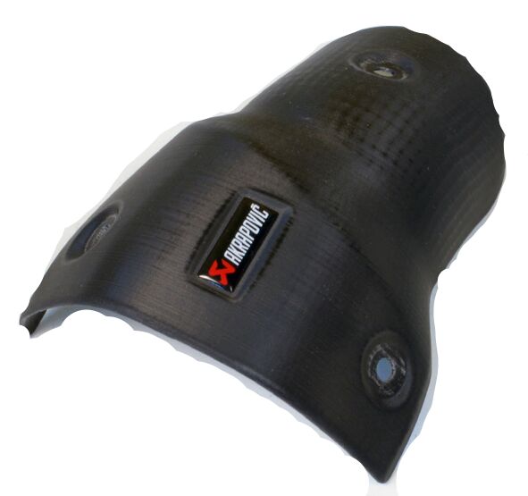 Akrapovic Heat Shield - Akrapovic Replacement Part - Black - P-HSK8R1/A1