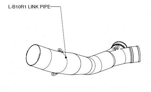 Akrapovic Mid, Link & Y Pipe - Silver - Mid Pipe,  Y-Pipe - L-K7SO2