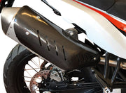 Moose Offroad Hard-parts Muffler Bag Heat Shield Guard - Black, Bag, Heat Shield