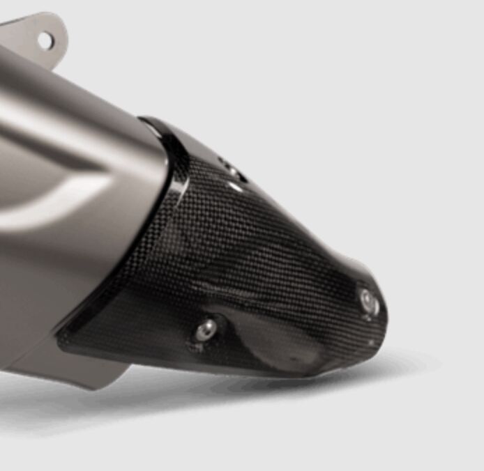 Akrapovic Heat Shield - Akrapovic Replacement Part - Black - P-HSVE3SO2