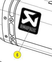 Akrapovic Exhaust Sticker