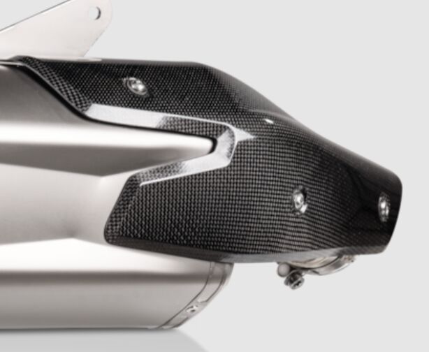 Akrapovic Heat Shield - Akrapovic Replacement Part - Black - P-HSK10SO6