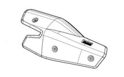 Akrapovic Heat Shield - Akrapovic Replacement Part - Black - P-HSK10SO6