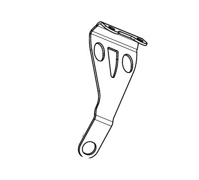Akrapovic Muffler Bracket - Silver - P-X346