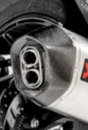 Akrapovic End Cap - Black - Muffler End Cap - V-EC332
