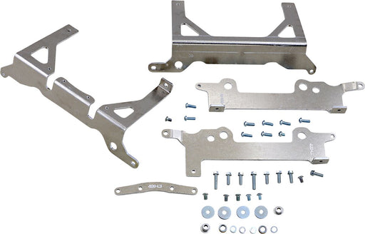 Moose Offroad Hard-parts Radiator Braces - Silver - 11-4120