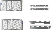Moose Offroad Hard-parts Billet Radiator Guards - Silver - 12-4024