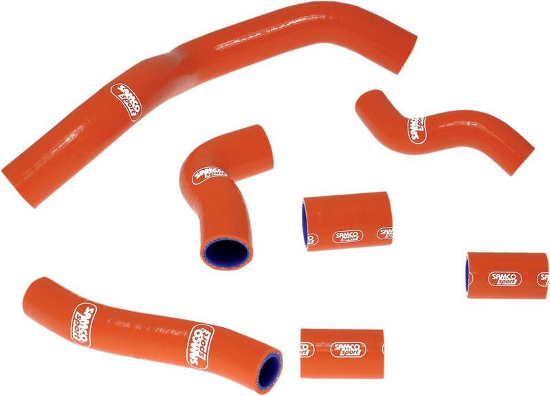 Samco Sport Radiator Hose Kit - Orange - KTM-13-OR