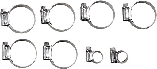 Samco Sport Radiator Clamp Kit - Silver, Radiator Hose - CK SUZ-61