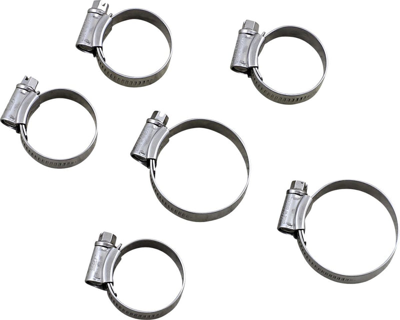 Samco Sport Radiator Clamp Kit - Silver, Radiator Hose - CK KTM-123