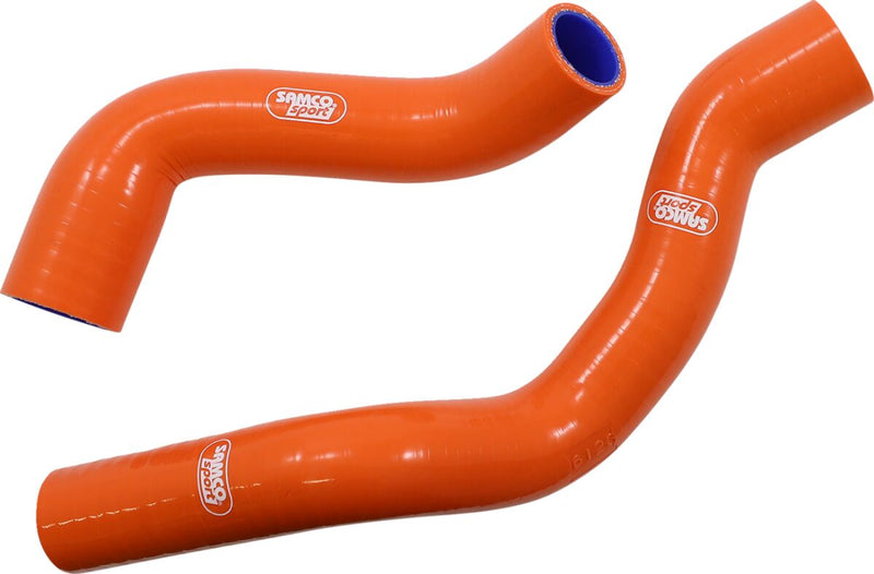 Samco Sport Radiator Hose Kit - Orange - KTM-119-OR