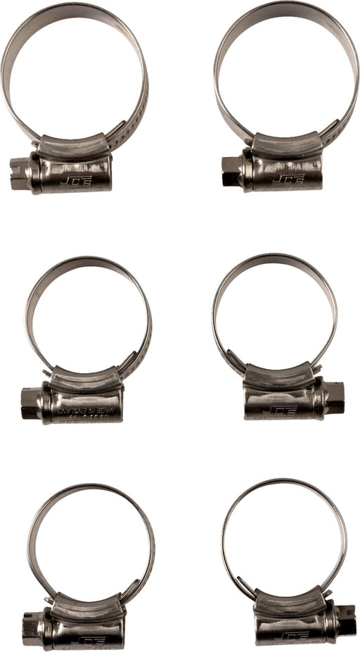 Samco Sport Radiator Clamp Kit - Silver, Radiator Hose - CK KTM-129