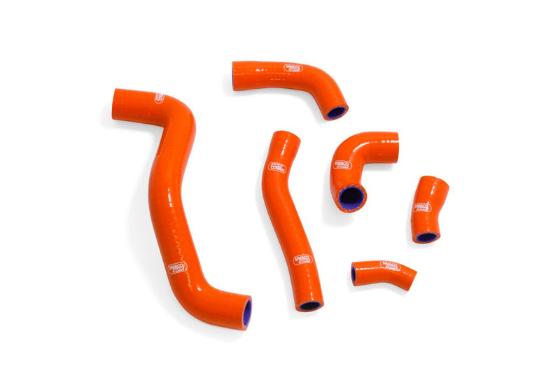 Samco Sport Radiator Hose Kit - Orange - KTM-125-OR