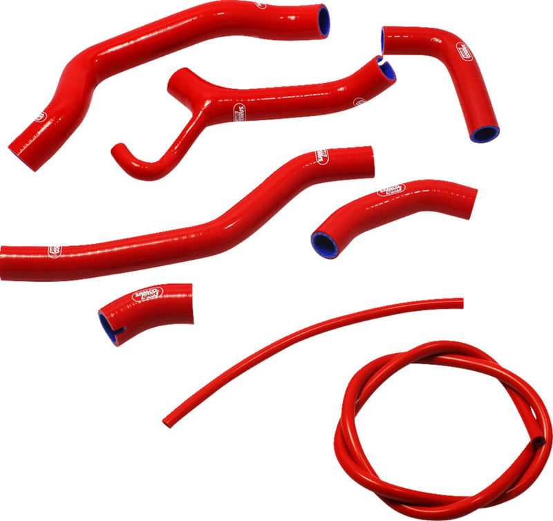 Samco Sport Radiator Hose Kit - Red - DUC-36-RD