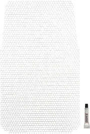 Klock Werks Outrider Radiator Guard - Natural, Silver