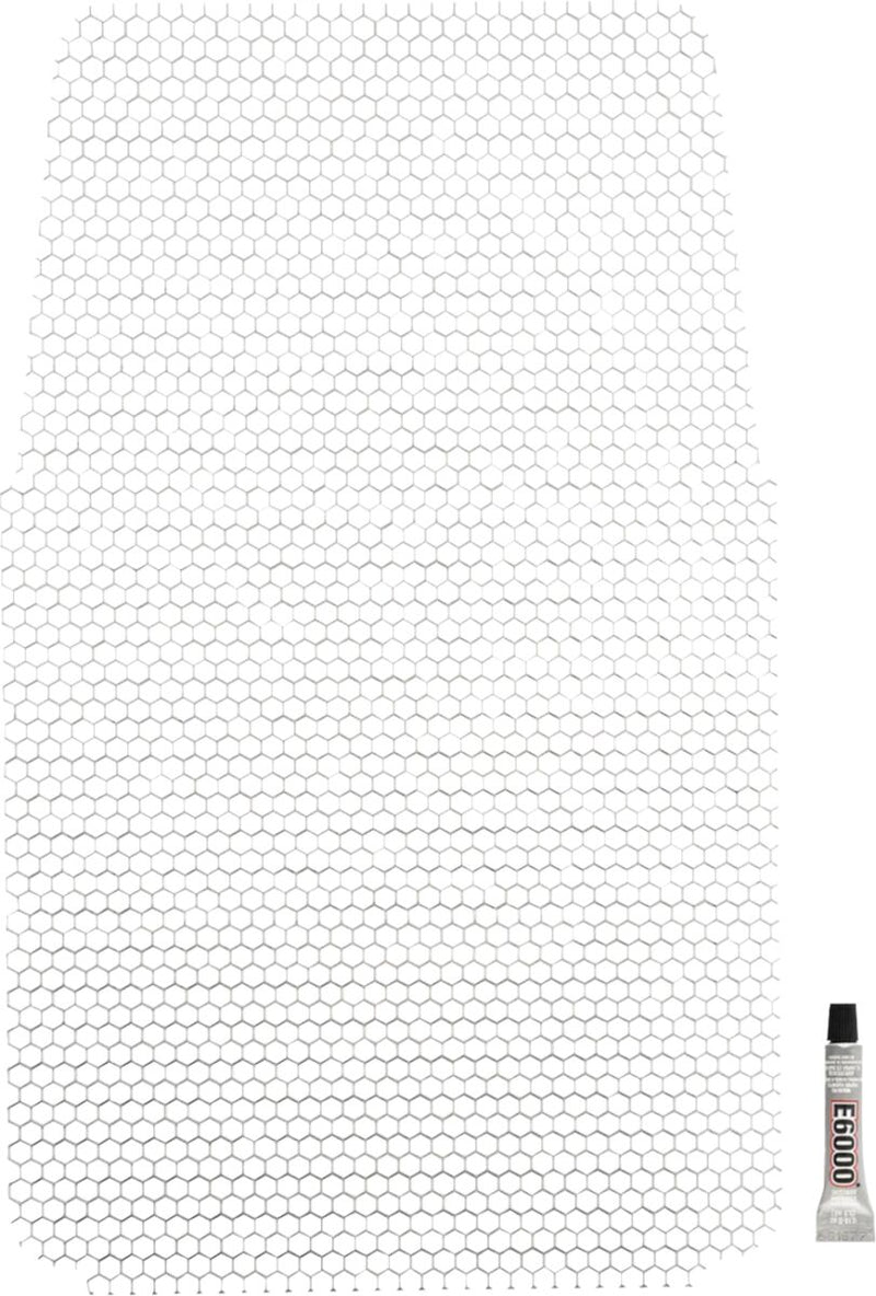 Klock Werks Outrider Radiator Guard - Natural, Silver