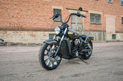 Klock Werks Outrider Radiator Guard - Natural, Silver