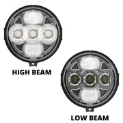 J.W. Speaker LED ATV and UTV Headlights - Model 8415 Evolution - Left and Right Front, High Beam, Low - 0551761