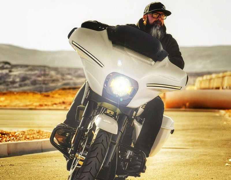 Denali Ace-One Headlight Kit with Denali Lighting - Custom Replacement, Driving Light, High Beam