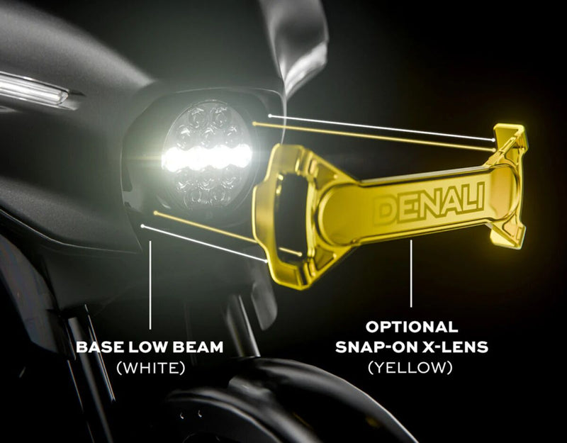 Denali Ace-One Headlight Kit with Denali Lighting - Custom Replacement, Driving Light, High Beam