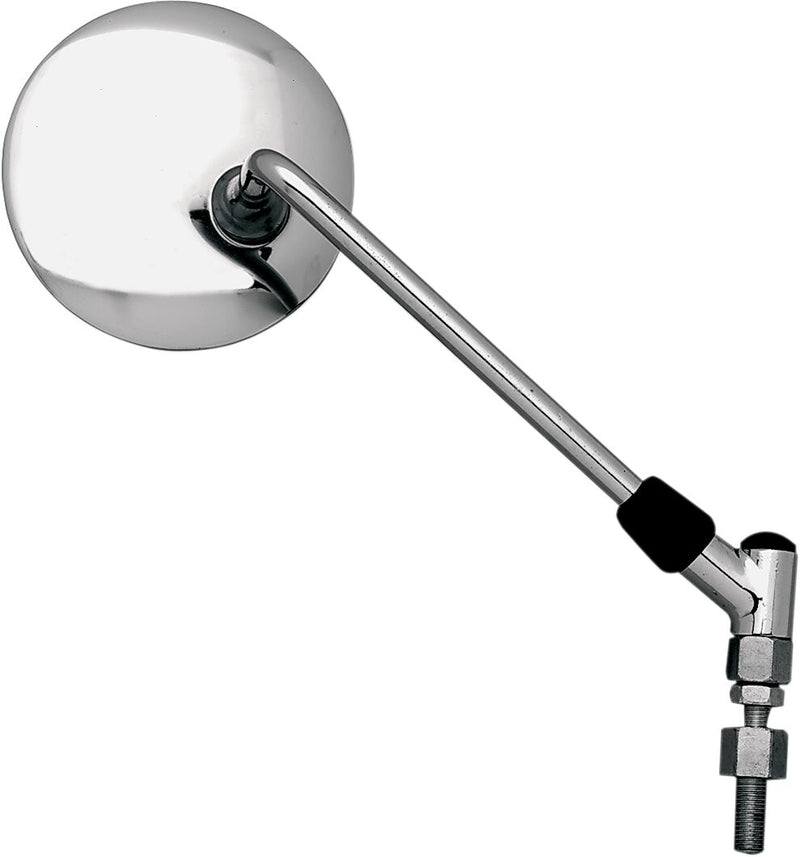 EMGO Universal Euro Mirror - Chrome,  Silver - Side View - 20-30650